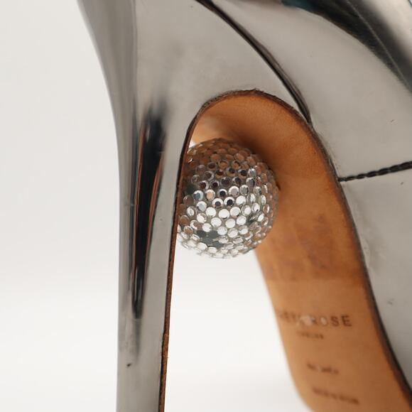 Freya Rose Aurora Chrome Disco Ball Reflective Pump Size 39 - Picture 10 of 14